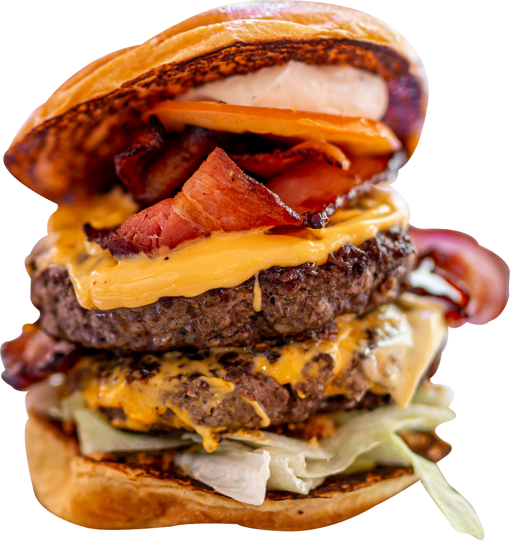 Taunus Plusmeny med dubbla högrevsburgare, cheddar och bacon från Mel’s Diner