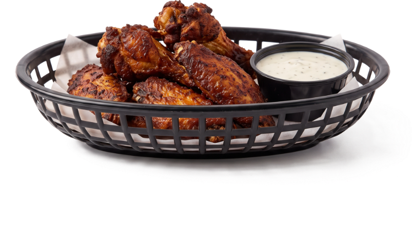 Hot wings med dipp